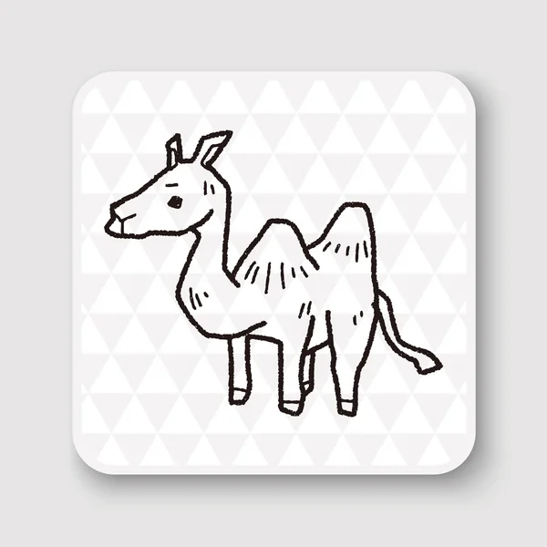 Illustration vectorielle de niche de chameau — Image vectorielle