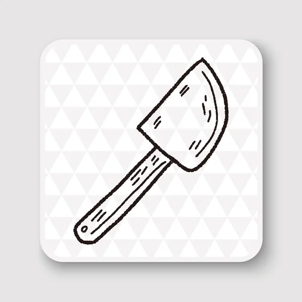 Bake Beater Doodle Vektor Illustration Vektor Illustration — Stockvektor