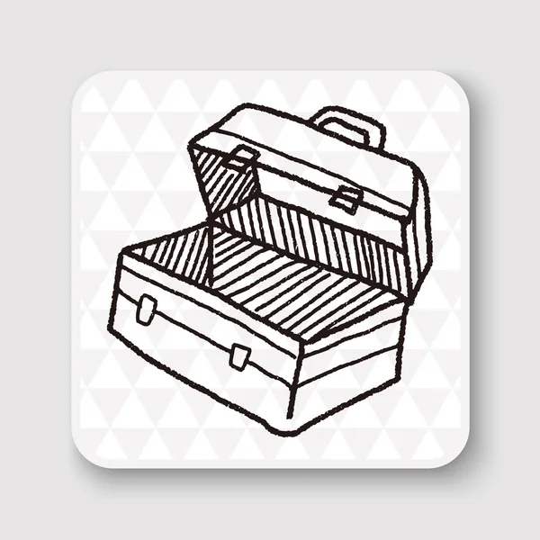 Araç kutusu doodle vektör çizim