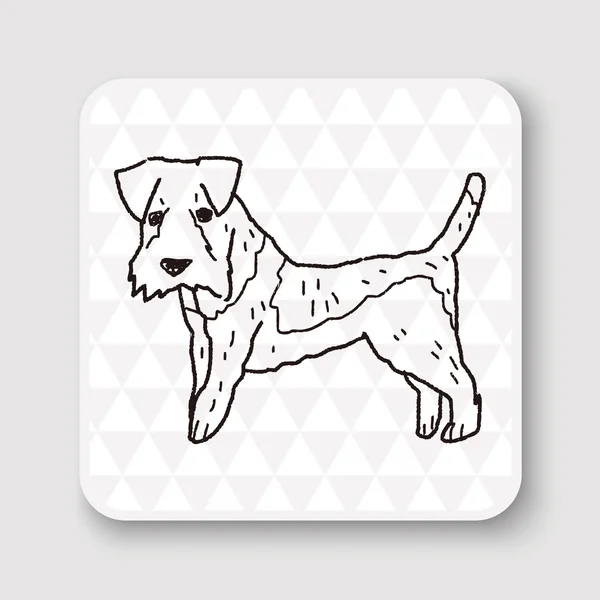 Εικονογράφηση φορέας doodle σκυλί — Διανυσματικό Αρχείο