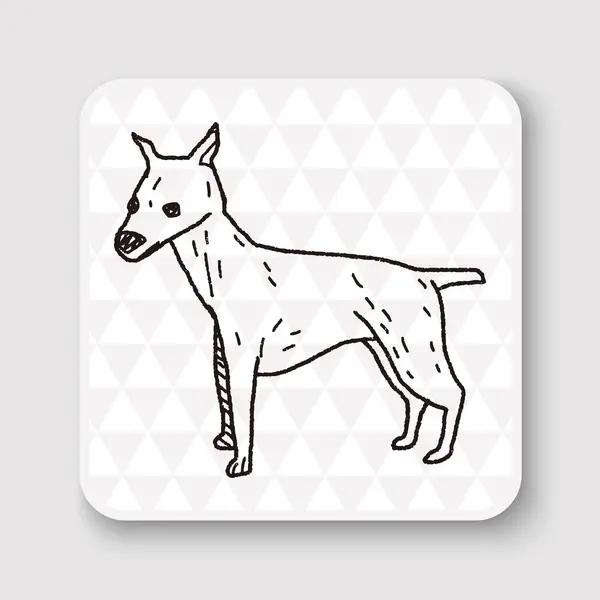 Векторная иллюстрация собаки — стоковый вектор