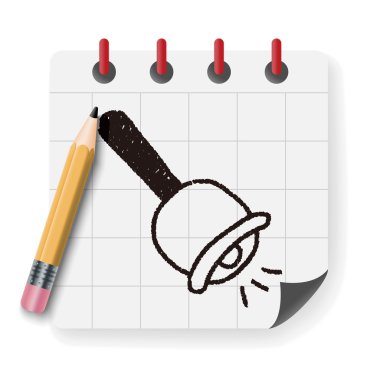 çan karalama vektör çizimi çizimi