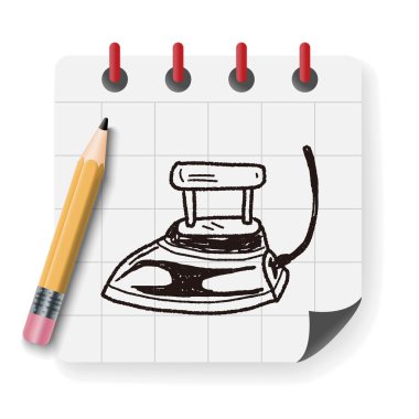 demir doodle vektör çizim vektör çizim