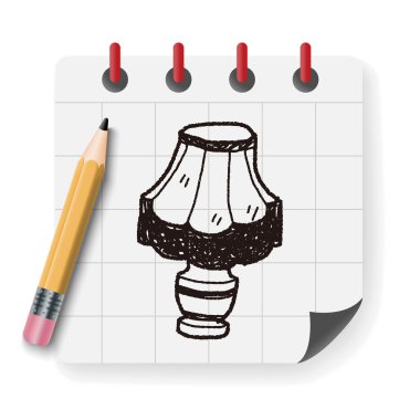 lamba doodle vektör çizim