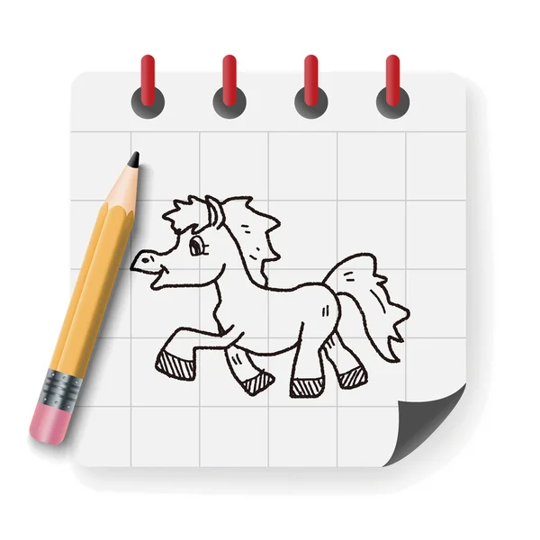 Векторная иллюстрация лошадей — стоковый вектор