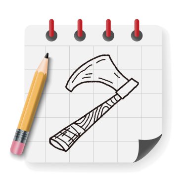 AX doodle vektör çizim