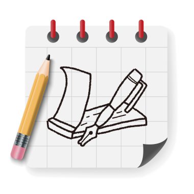 para onay doodle çizim vektör çizim