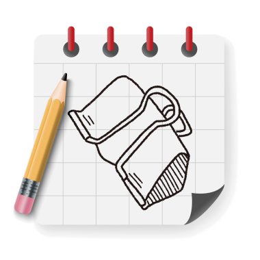 klip doodle vektör çizim