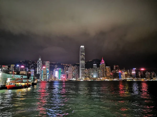 홍콩에서의 여객선 — 스톡 사진