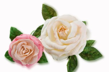 El yapımı çiçek kumaş foamiran