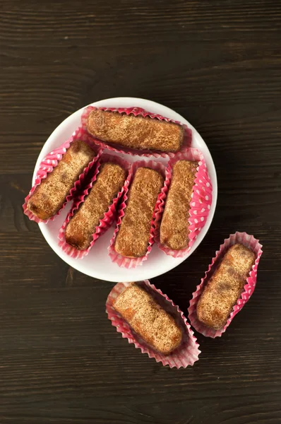 Deliziosi tartufi di cioccolato — Foto Stock