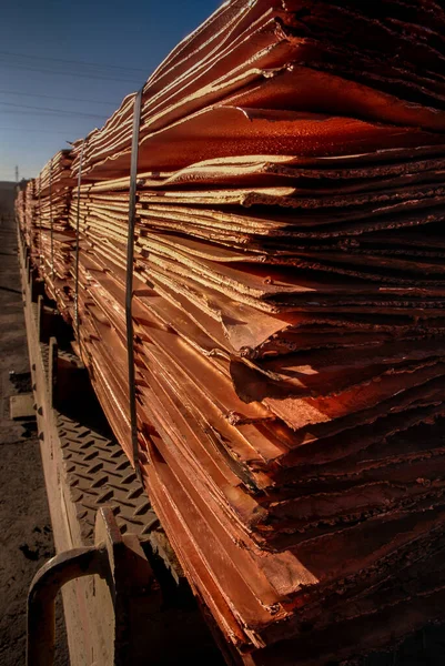 Kobbergruvedrift Antofagasta Regionen Chile – stockfoto