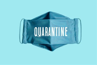 Covid-19 bulaşıcı koruyucu maske, karantina dönemi.