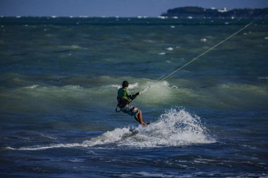 Uçurtma sörfü, Joao Pessoa, Paraba eyaleti, Brezilya