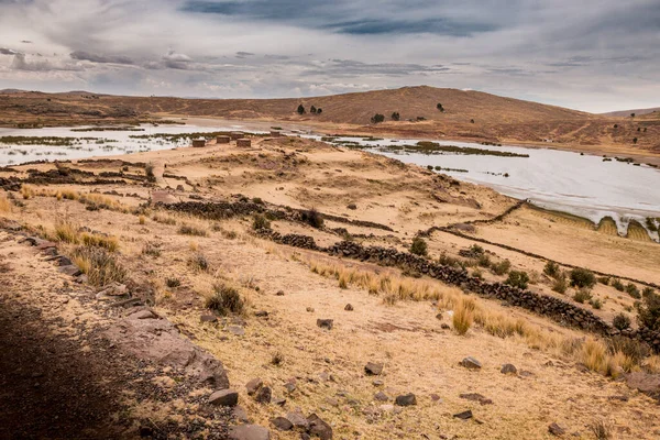 Lake Umayo Department Puno — 스톡 사진