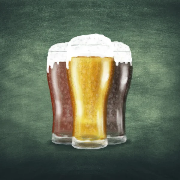 Qualidade da série de cervejas — Fotografia de Stock
