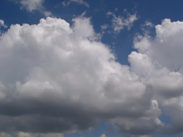 Awan berbulu putih di langit biru — Stok Foto