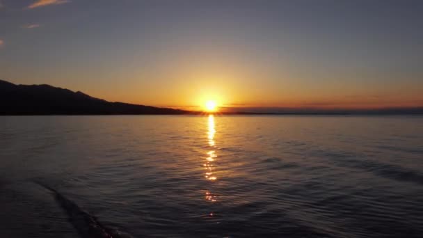 日落时的海景 — 图库视频影像