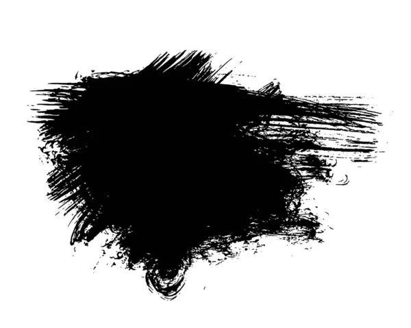 Ink spot background izolat pe un fundal alb. Grunge stropi murdărie, pată, spray, stropi cu picături pete . — Vector de stoc