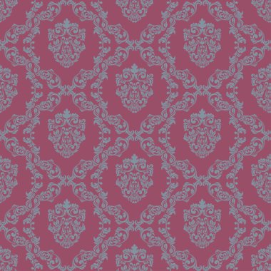 Dikişsiz desen arka plan Şam. Vektör çizim