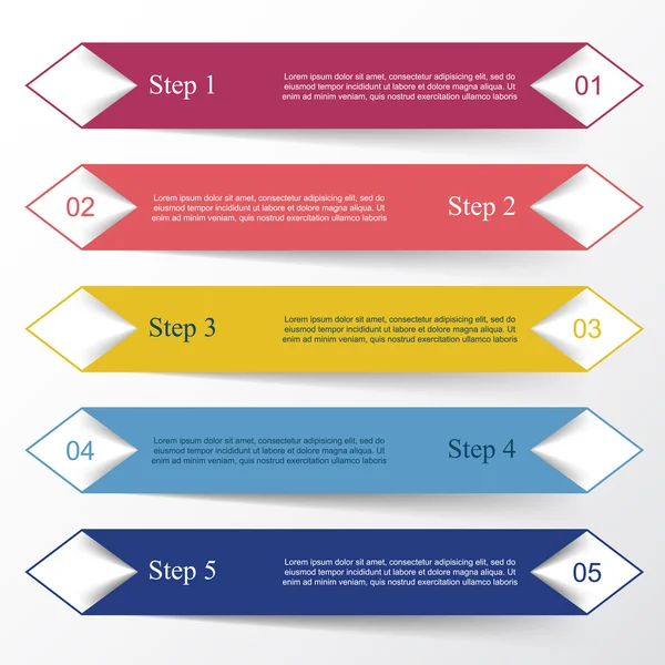 Infográfico de linhas vetoriais . — Vetor de Stock