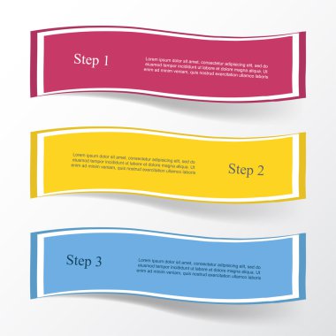 Vektör satırları Infographic. 