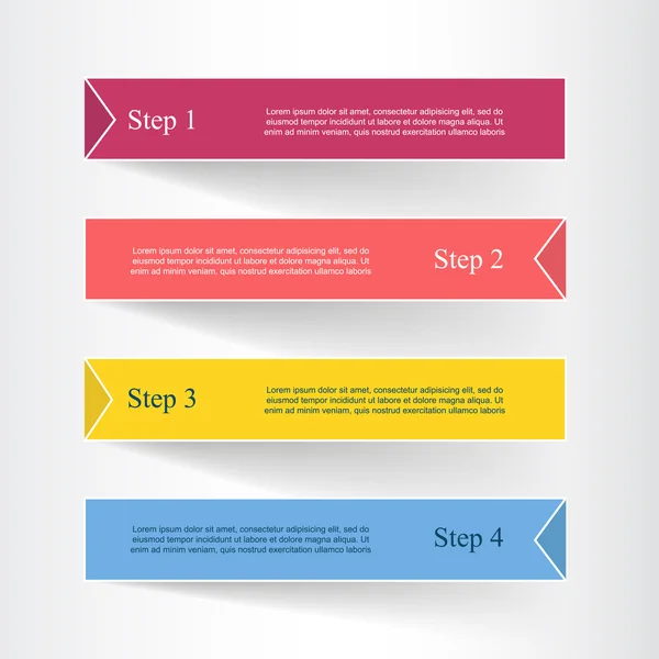 Linee vettoriali infografiche . — Vettoriale Stock