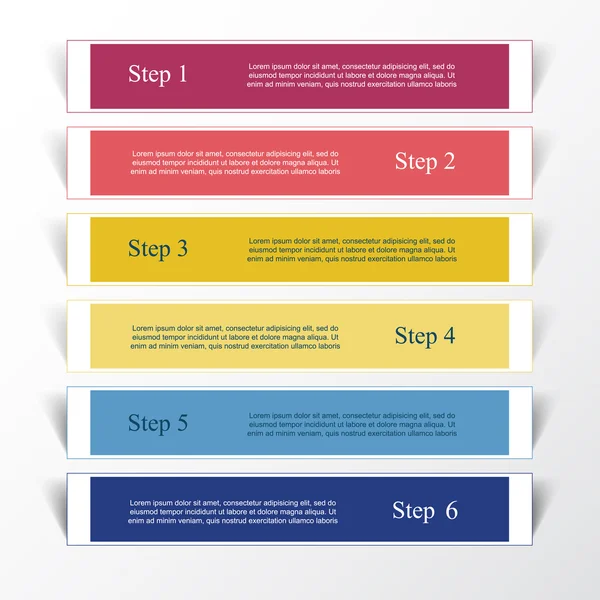 Linee vettoriali frecce infografiche . — Vettoriale Stock