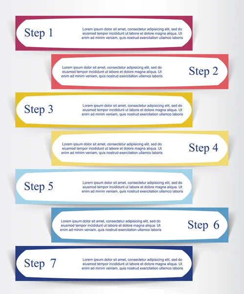 Linee vettoriali frecce infografiche . — Vettoriale Stock