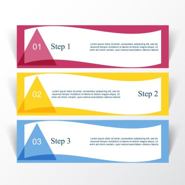 vektör satırları okları Infographic. 