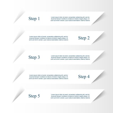 vektör satırları okları Infographic. 