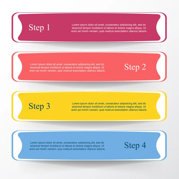 Vektör satırları Infographic. 