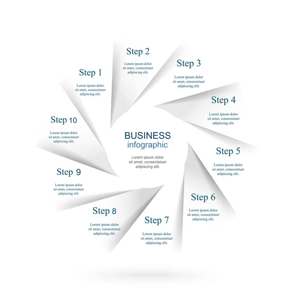 Vectorinfografische template — Stockvector