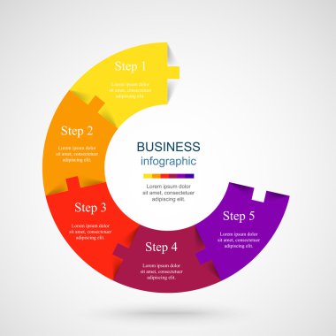 Vektör bilgi şablonu