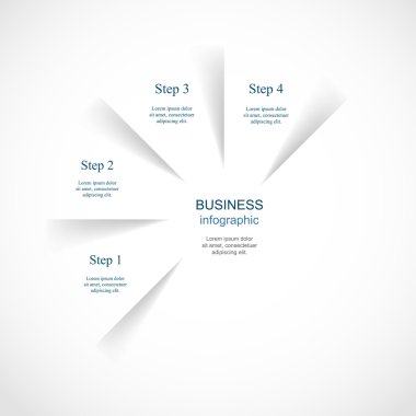 Vektör bilgi şablonu