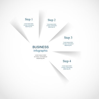 Vektör bilgi şablonu