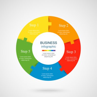 Vektör bilgi şablonu