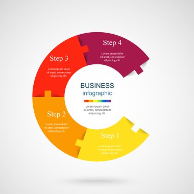 Vektör bilgi şablonu