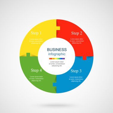 Vektör bilgi şablonu