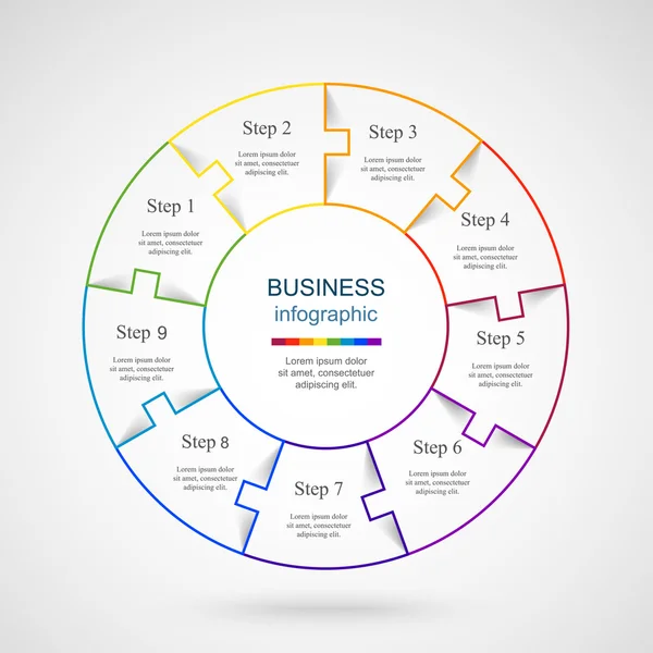 Gráfico vetorial linear — Vetor de Stock