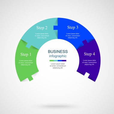 Vektör bilgi şablonu