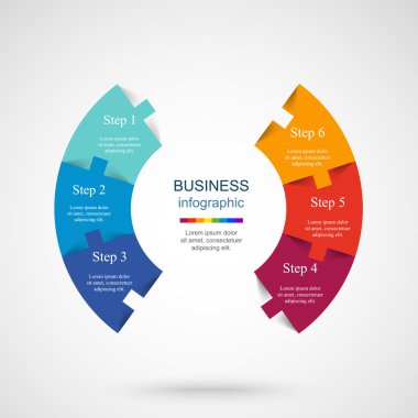 Vektör bilgi şablonu