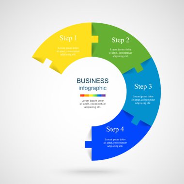 Vektör bilgi şablonu