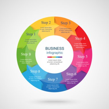 vektör bilgi grafikleri şablonu