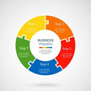 vektör bilgi grafikleri şablonu