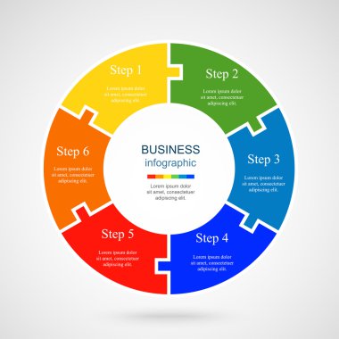 vektör bilgi grafikleri şablonu