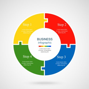 vektör bilgi grafikleri şablonu