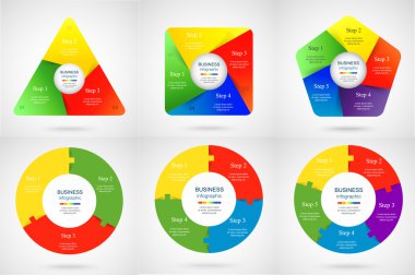 Infographic şablonları iş topluluğu