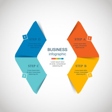 Vektör bilgi şablonu