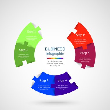 Vektör bilgi şablonu